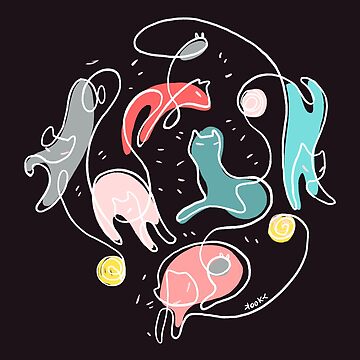 Artwork thumbnail, Cat Yarn by kookylane