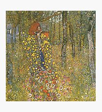 Gustav Klimt - Farm Garden With Crucifix 1912 Photographic Print