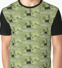 Green-Eyed Girl On Papason Chair Graphic T-Shirt