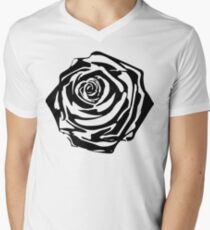 Black rose Men's V-Neck T-Shirt