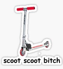 scoot scoot Sticker