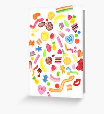 Mixed Lollies Greeting Card