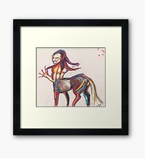 Raw passion Framed Print
