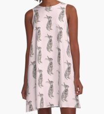 Rabbit 12 A-Linien Kleid
