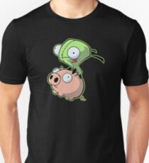 Gir riding his Pig Unisex T-Shirt