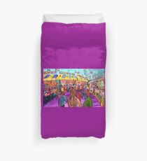 the Monkey Races - Brisbane EKKA - QLD Duvet Cover