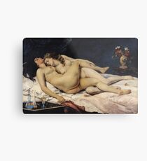 Gustave Courbet - Le Sommeil Metal Print