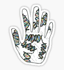 Double Helix Hand Sticker