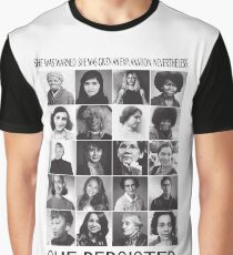 Camiseta gráfica Sin embargo, ella persistió