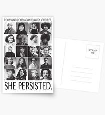 Nevertheless, She Persisted Postcards