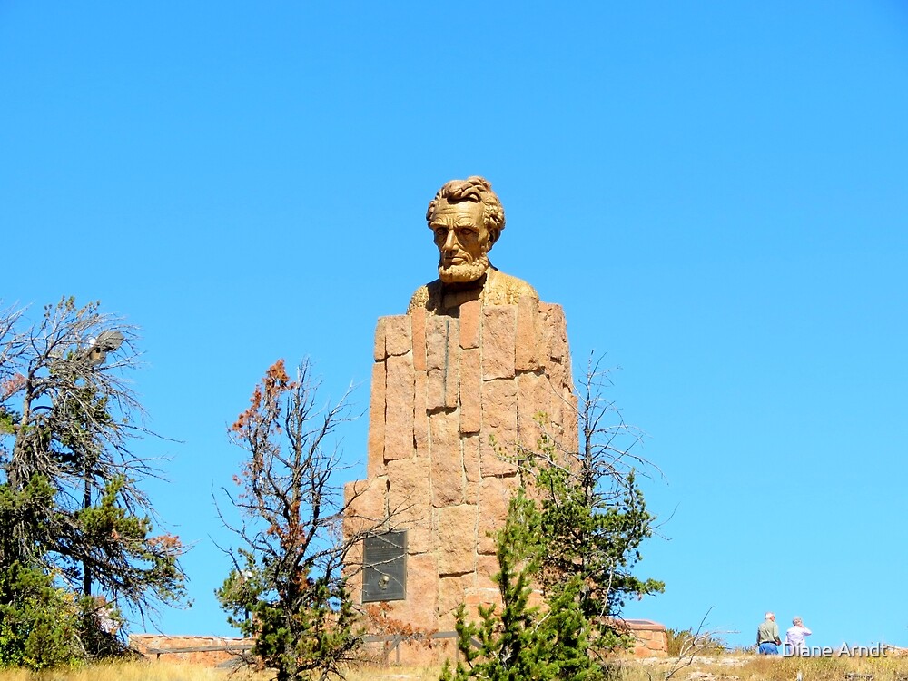 "Statue of Lincoln's Head..Laramie, Wyo." by Diane Arndt Redbubble