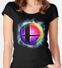 Smash Ball Women's Fitted Scoop T-Shirt
