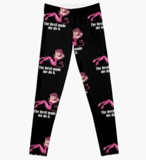 the devil made me do it Leggings