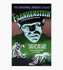 Frankenstein movie poster green Photographic Print