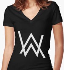 ALAN WALKER Women's Fitted V-Neck T-Shirt