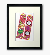 Back to the Future Hover Board Framed Print