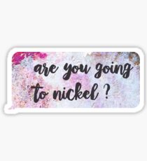 UCONN Nickel Sticker