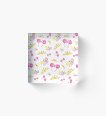 Park Headwear Pattern Acrylic Block