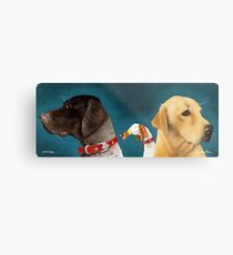 Will Bullas / art print / bird dogs... / humor / animals Metal Print