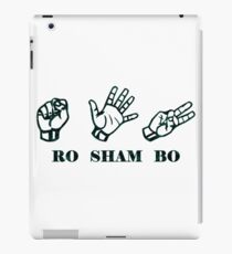 Ro Sham Bo - Rock Paper Scissors iPad Case/Skin