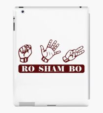 Ro Sham Bo - Rock Paper Scissors iPad Case/Skin