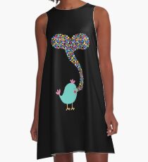 Liebeslied A-Linien Kleid