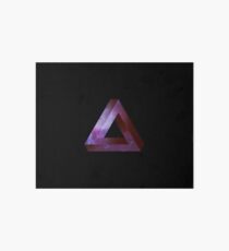 Infinite Penrose Triangle Galaxy Art Board