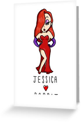 "Jessica Rabbit" Greeting Card by Pinoko | Redbubble