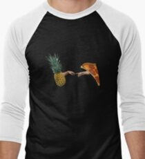 Creation of Pineapple Pizza Men's Baseball ¾ T-Shirt