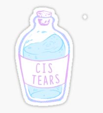cis tears Sticker