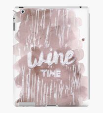 Wine Time Red Blend iPad Case/Skin