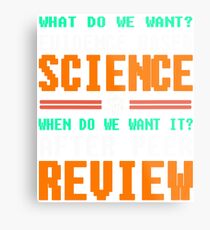 March for Science Evidence Metallbild