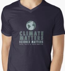 Climate Matters - Science Matters Men's V-Neck T-Shirt