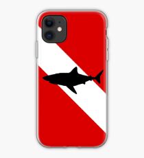 Diving Flag Shark iPhone Case