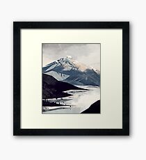 Calming Mountain Framed Art Print