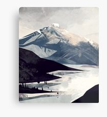 Calming Mountain Metal Print