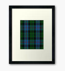 Morrison Society Clan / Familie Tartan Gerahmtes Wandbild
