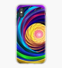 Neon tunnel iPhone Case