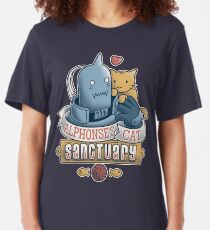 Alphonse's Cat Sanctuary Slim Fit T-Shirt