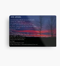 Ice Angel Metal Print