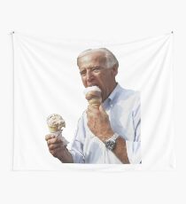 Joe Biden Eis essen Wandbehang