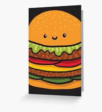 burger Greeting Card