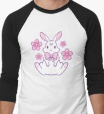 Sakura-Häschen 02 Baseballshirt für Männer