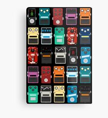 Pedal Board Metal Print