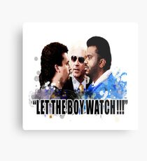Let the boy watch Metal Print