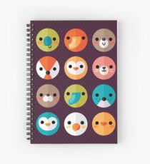 Smiley Faces Spiral Notebook