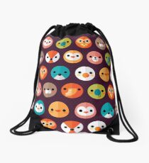 Smiley Faces Drawstring Bag