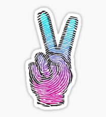 Peace Print Sticker