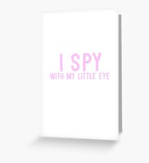ISpy Greeting Card