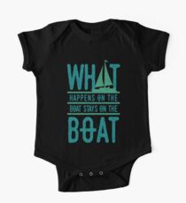 What Happens On The Boat One Piece - Short Sleeve